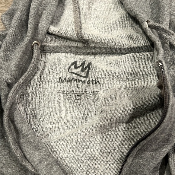 Mammoth Grey Zip Up Jacket Large - Picture 4 of 9